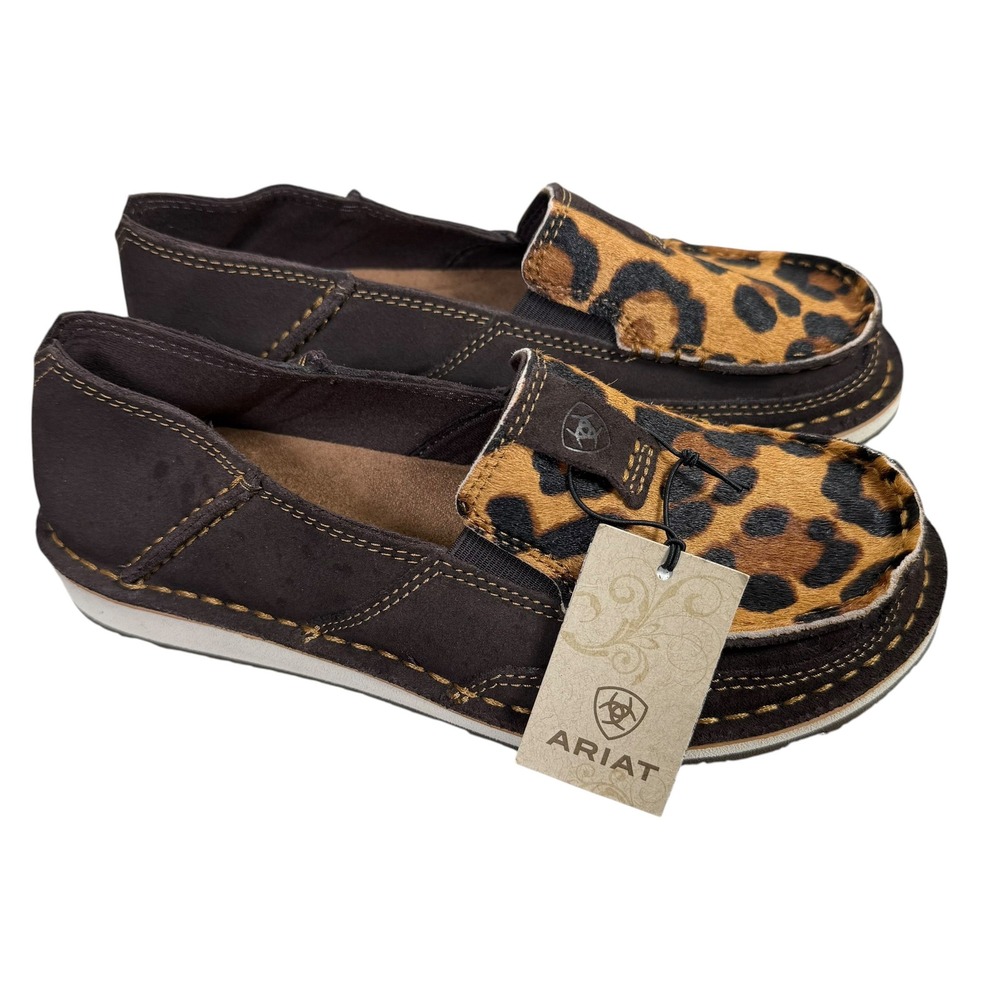 Ariat Women's Cruiser Slip On Loafer Leopard Print Size 7 New NWT